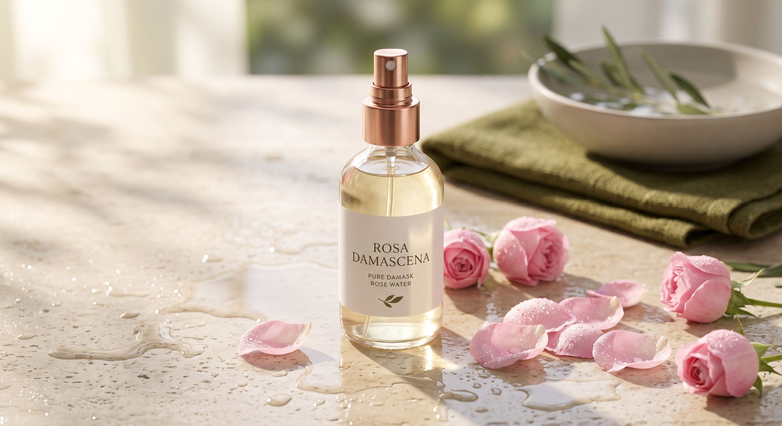 Eau de Rose de Damas Le Secret Botanique pour Rééquilibrer et Illuminer Votre Peau