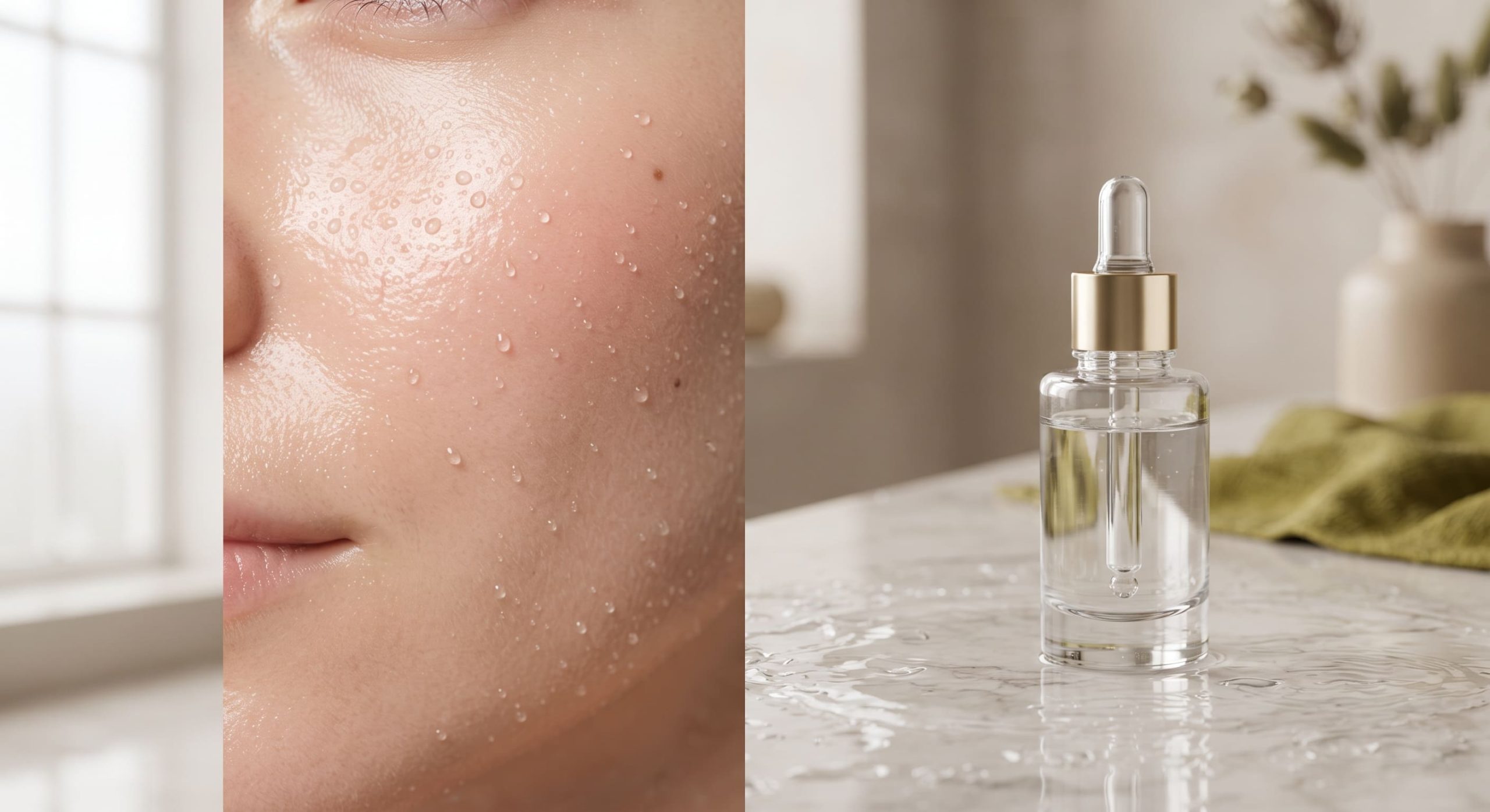Routine Glass Skin Le Secret de l'Hydratation Multicouche à l'Acide Hyaluronique